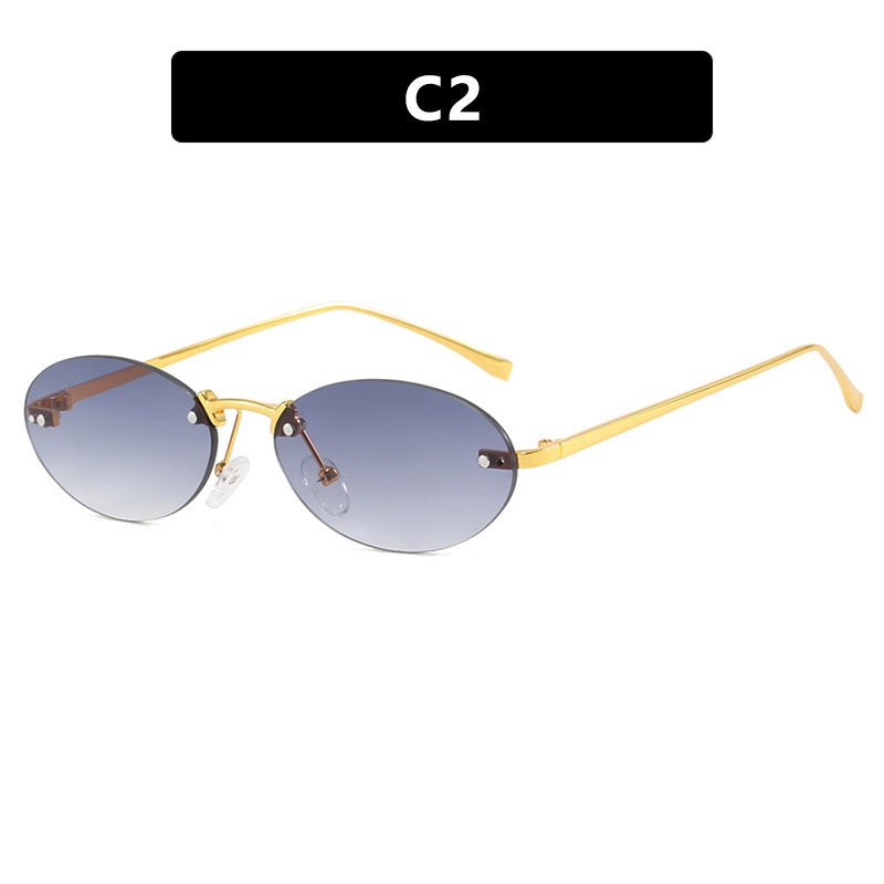 Damen modische Sonnenbrille im eleganten Retro-Design Karnz