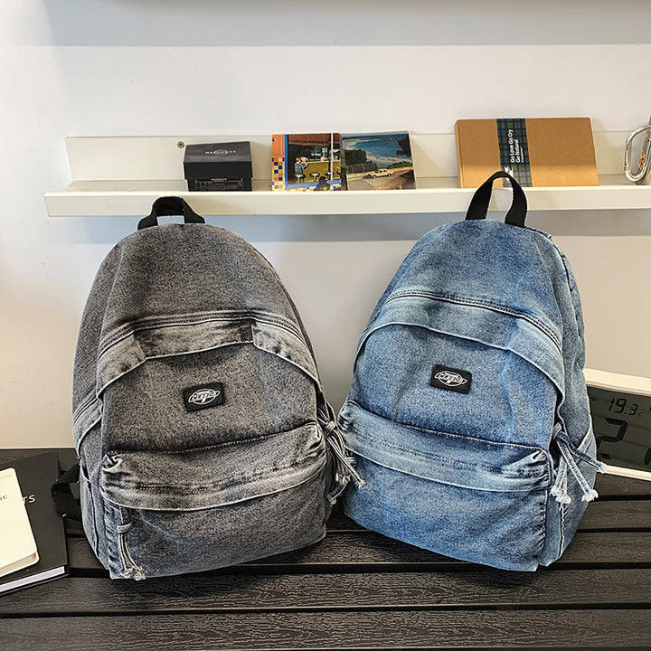 Denim-Stoff Freizeit-Rucksack Karnz