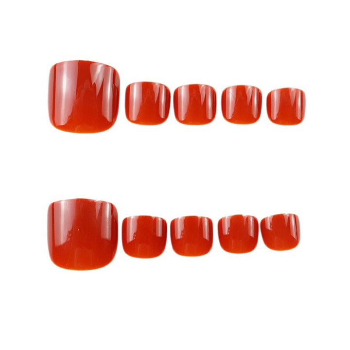 Premium Gel Press-On Zehennägel Karnz