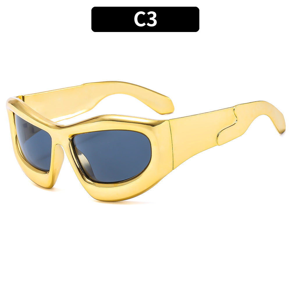 Futuristische Sport Schild Sonnenbrille
