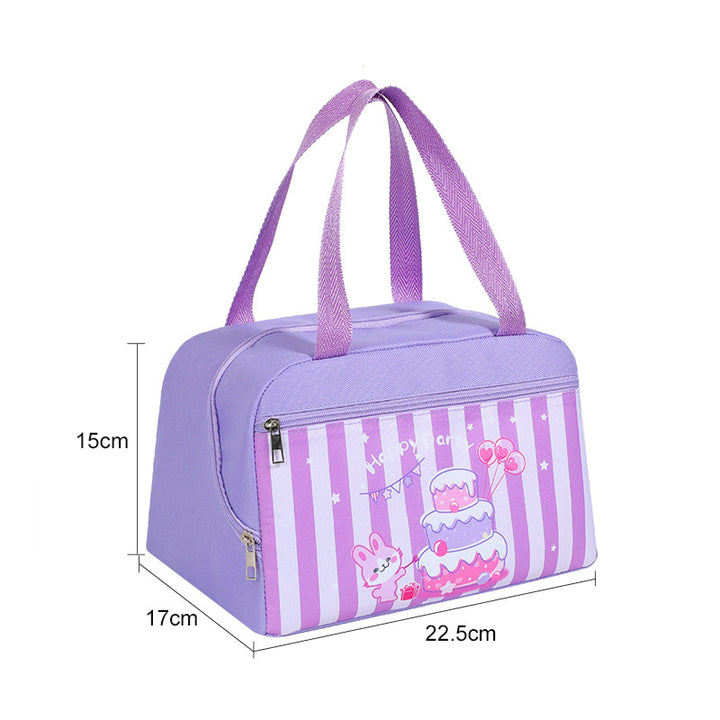 Niedliche cartoonisolierte Lunch-Tasche