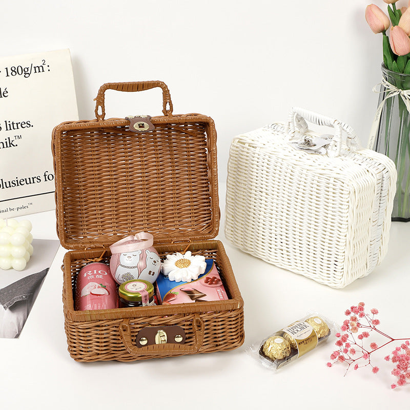 Dekorative Geflochtene Andenkenbox Karnz