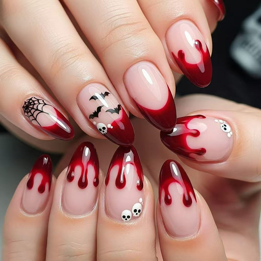 Halloween-themed Press-On Nägel