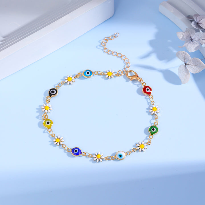 Charmante Daisy und böse Augen Armband Karnz