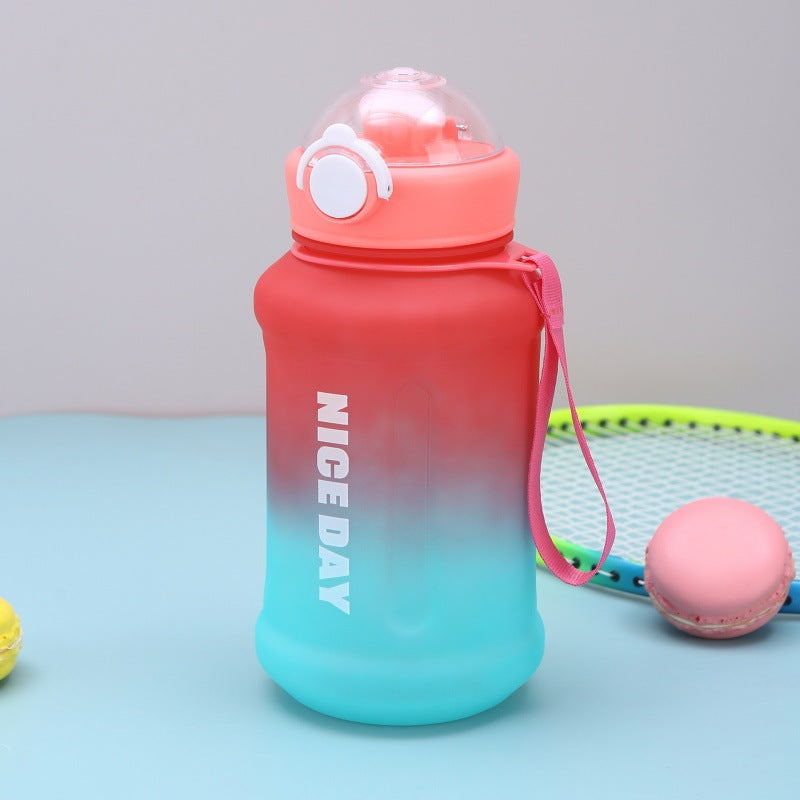 Damen Multifunktionale Sport-Trinkflasche mit ergonomischem Griff und praktischem Auslaufschutz Karnz