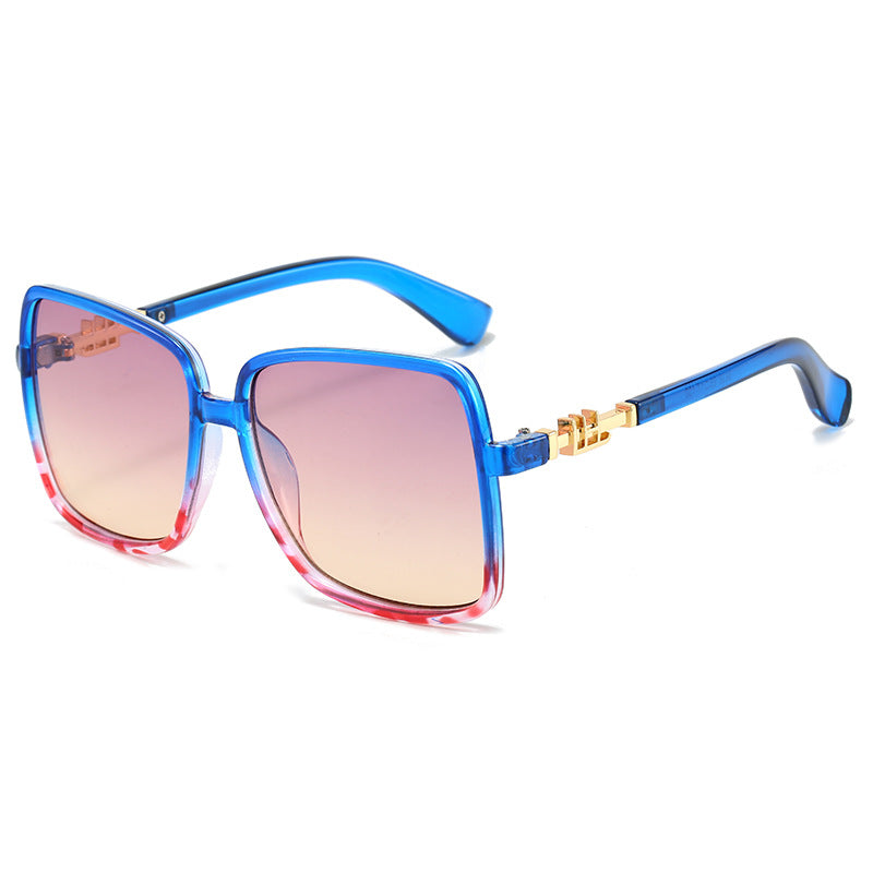 Damen Modische Sonnenbrille mit einzigartigem Farbverlauf Karnz