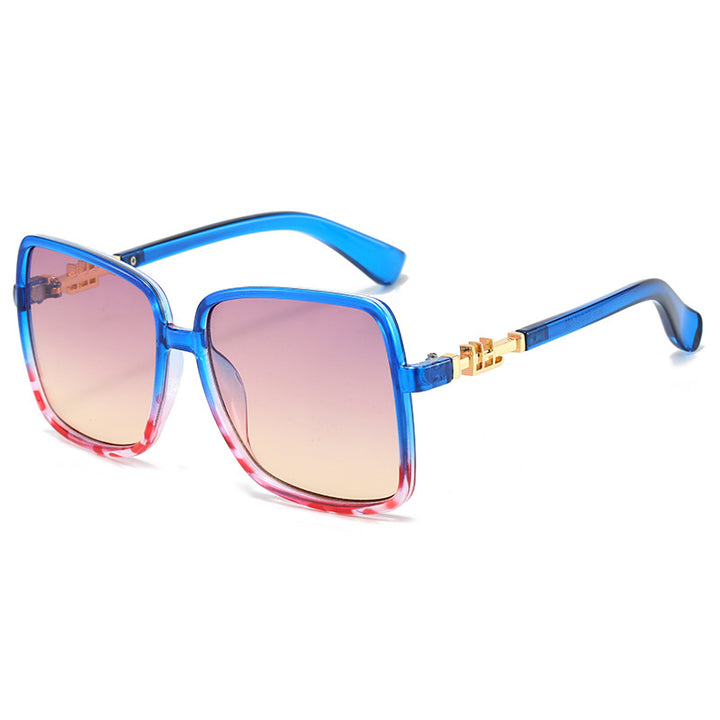 Damen Modische Sonnenbrille mit einzigartigem Farbverlauf Karnz
