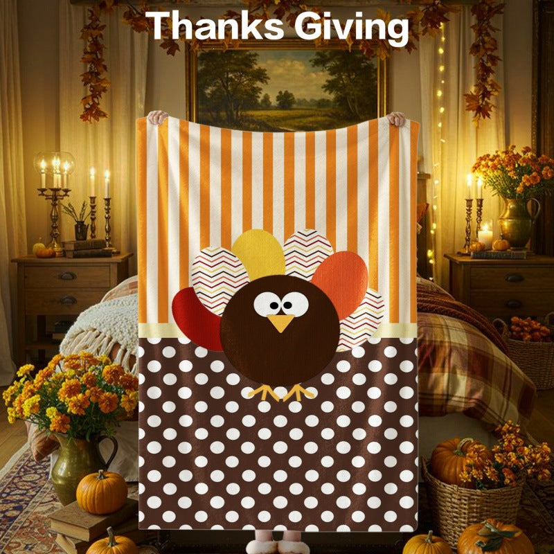 Thanksgiving-Themen Kuscheldecke