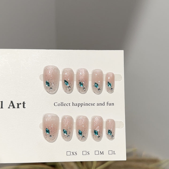 Glamouröses Press-On Nagelkunst Set