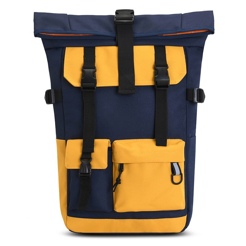 Moderner Rolltop-Rucksack mit Multifunktionalen Außentaschen Karnz