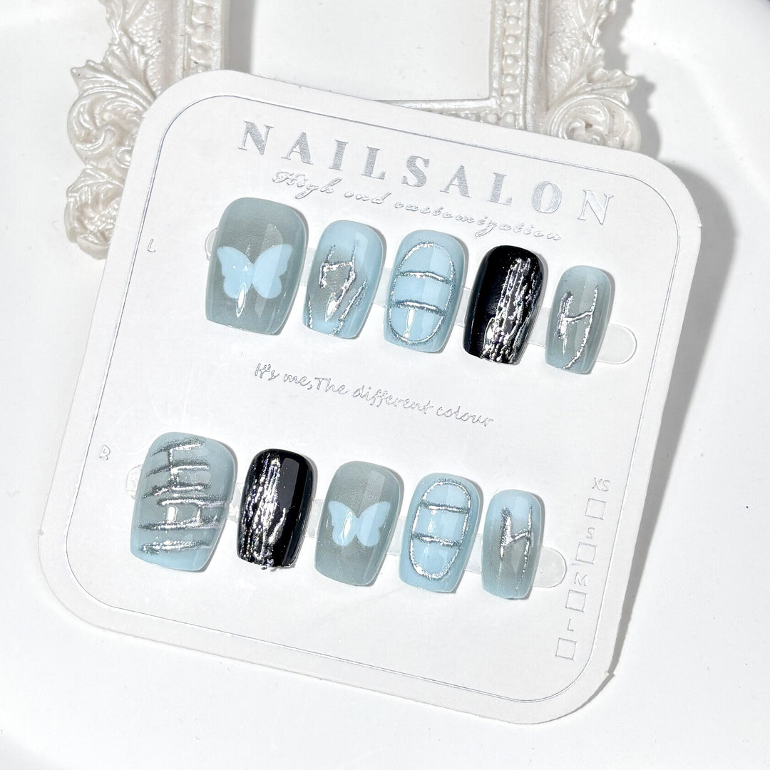 Künstlerische anpassbare Press-On-Nagelkollektion