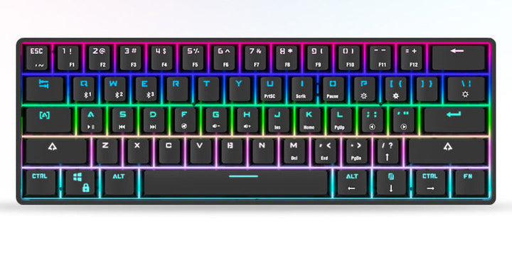 RGB Mechanische Gaming-Tastatur mit anpassbaren Hintergrundbeleuchtungseffekten Karnz
