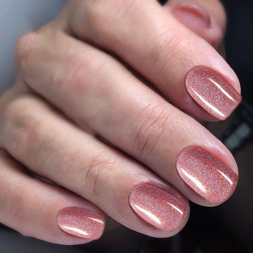 Glitzerndes Press-On Zehennagel Set Karnz