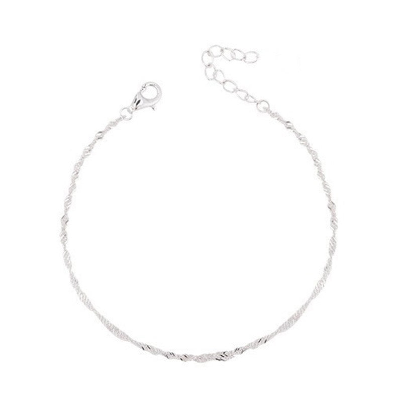 Elegante gedrehte Goldkette Armband Karnz