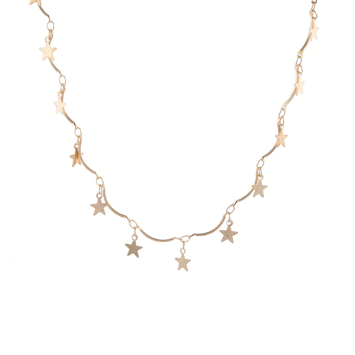 Stern Charm Linked Chain Necklace Karnz