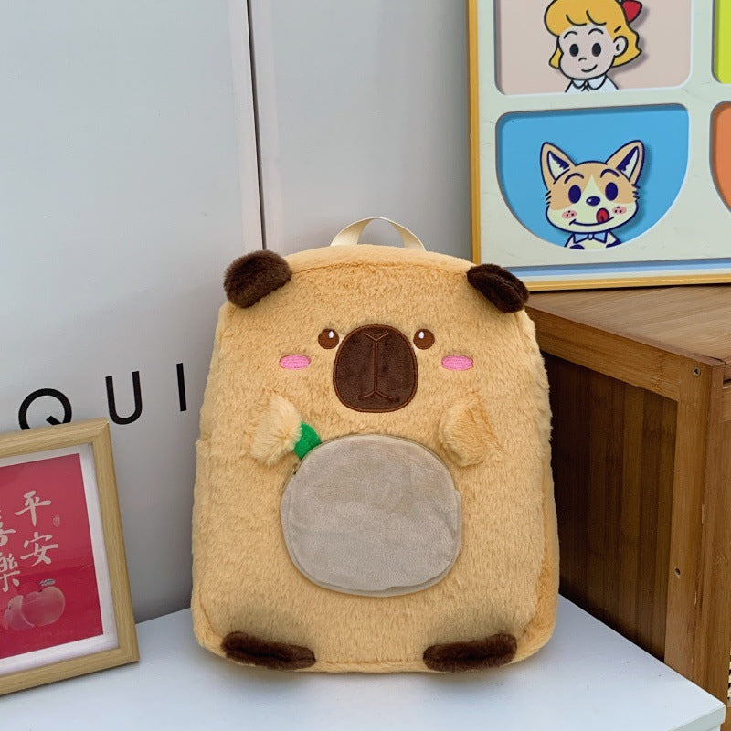 Plüsch Tiergesicht Rucksack