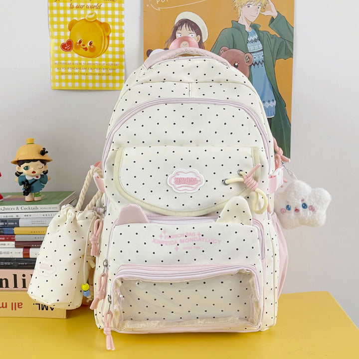 Süßes gepunktetes Design Rucksack