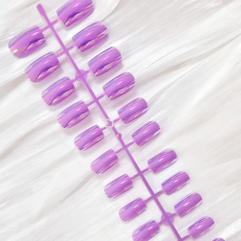 Glänzendes Ombre Aufklebenägel Set Karnz