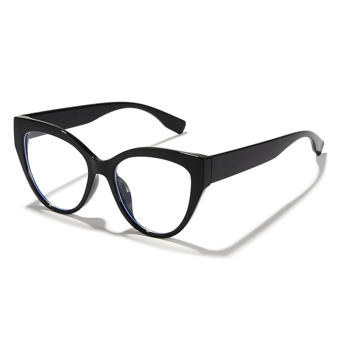Damen trendige Katzenaugen Sonnenbrille mit hochwertigem Rahmen Karnz