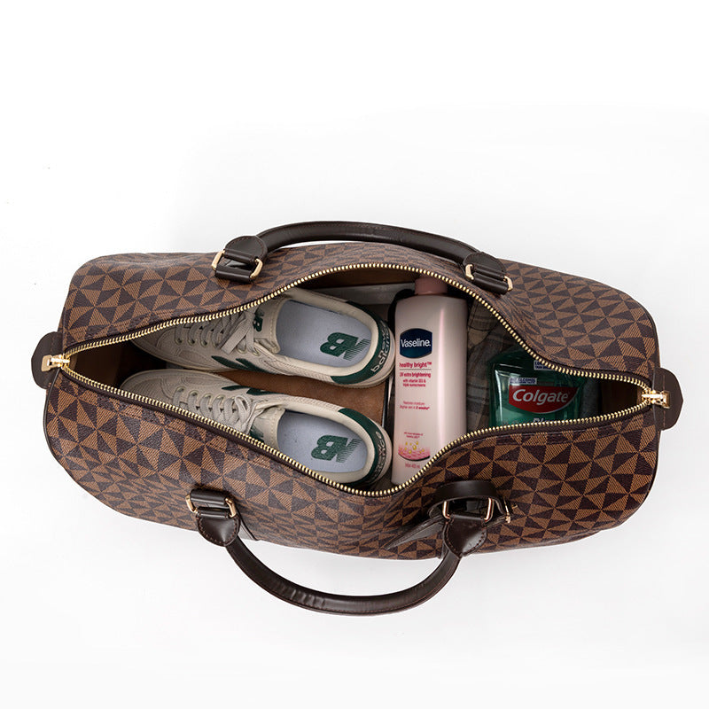 Geräumige Reisetasche mit Stilvollem Geometrischem Design Karnz