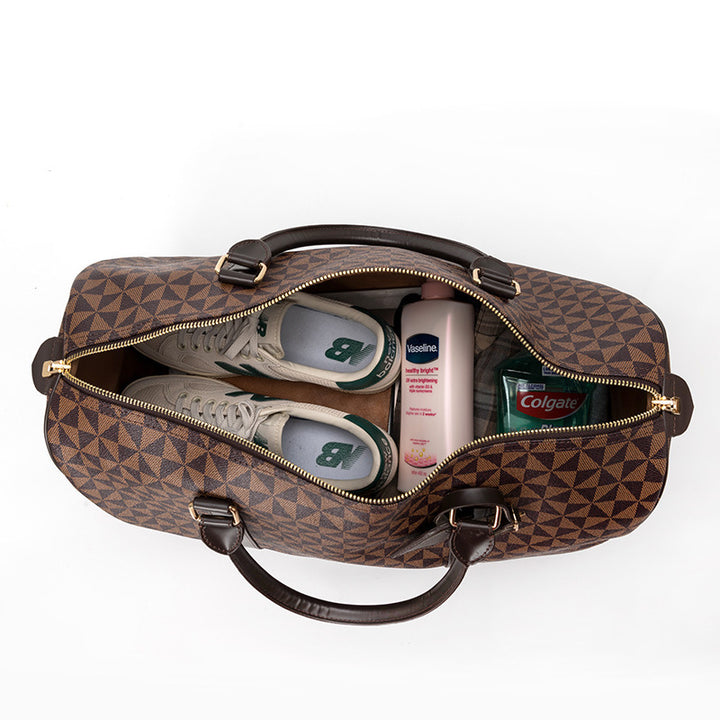Geräumige Reisetasche mit Stilvollem Geometrischem Design Karnz