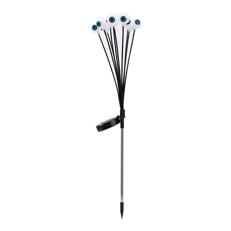 Gruselige Gartenlichter mit Augen-Motiv Karnz