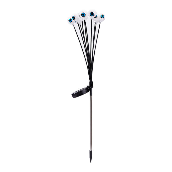Gruselige Gartenlichter mit Augen-Motiv Karnz