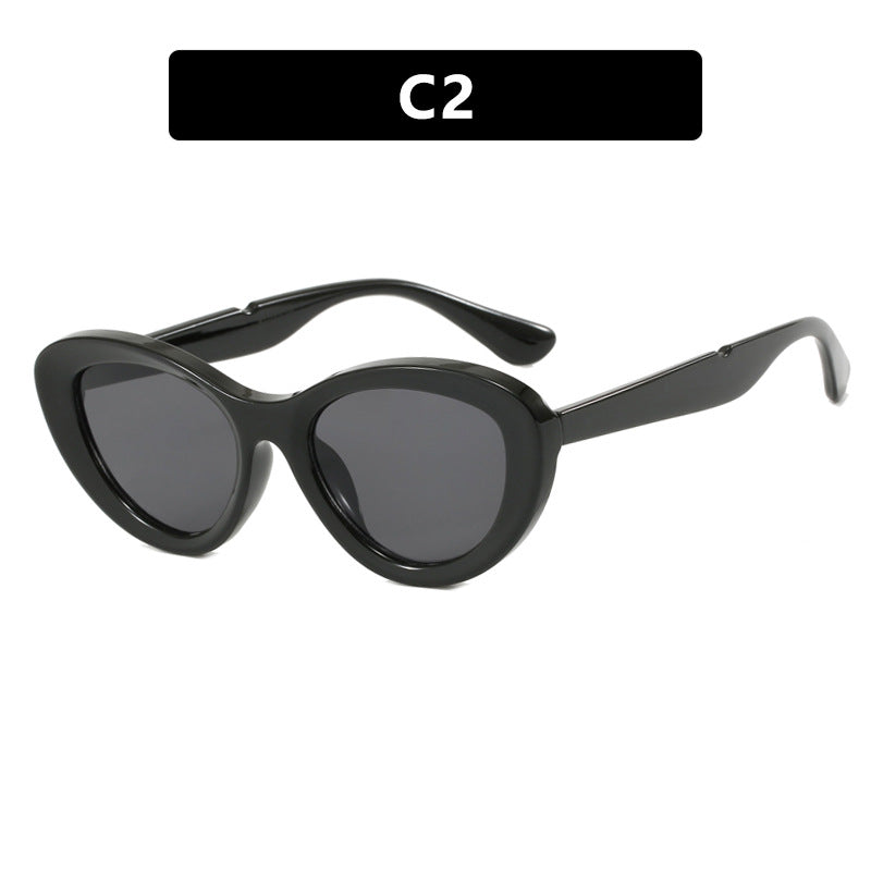 Damen Cat-Eye Sonnenbrille mit stilvollem Kunststoffrahmen und polarisierten Gläsern Karnz