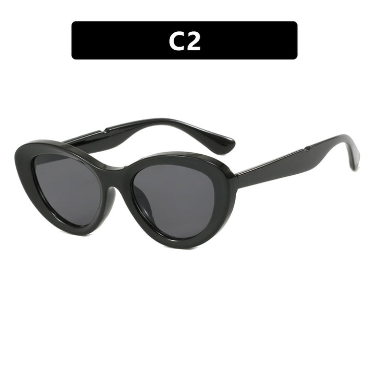 Damen Cat-Eye Sonnenbrille mit stilvollem Kunststoffrahmen und polarisierten Gläsern Karnz