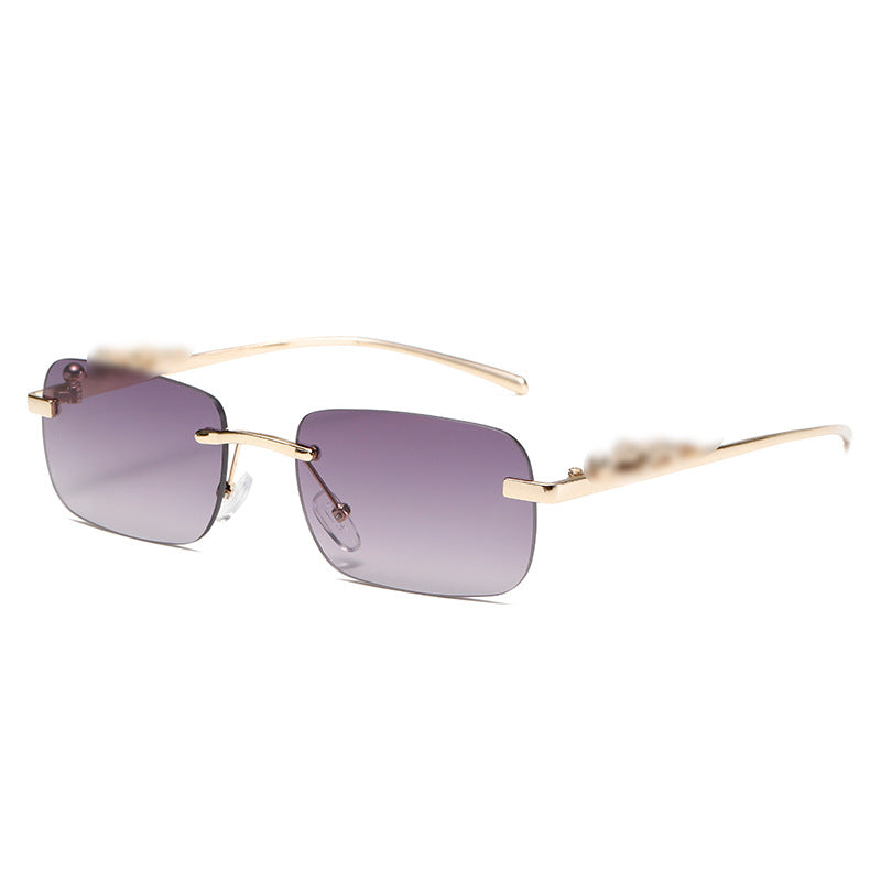Damen stilvolle rechteckige Sonnenbrille Karnz