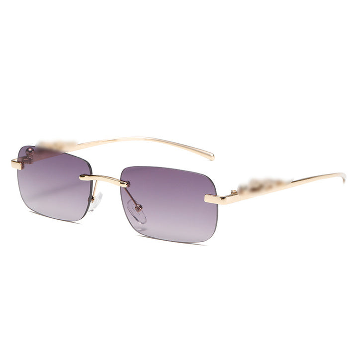 Damen stilvolle rechteckige Sonnenbrille Karnz