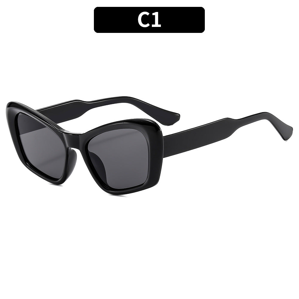 Übergroße Winkelsonnenbrille