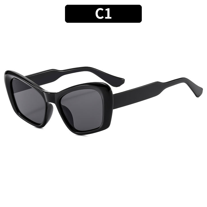 Übergroße Winkelsonnenbrille