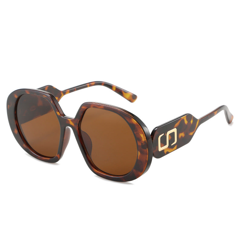 Damen oversized Sonnenbrille mit markantem Rahmen und UV-Schutz Karnz
