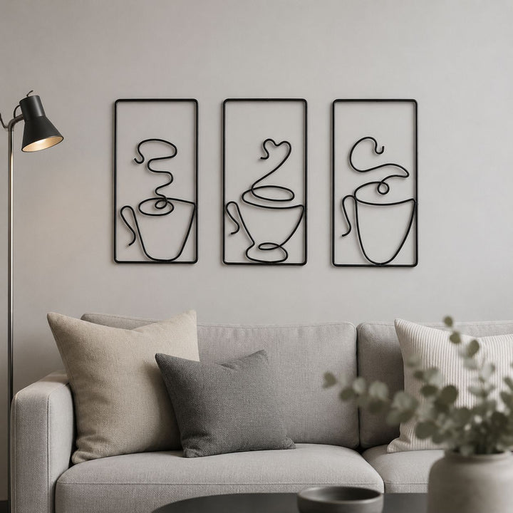 Moderne Drahtkunst Wanddekoration