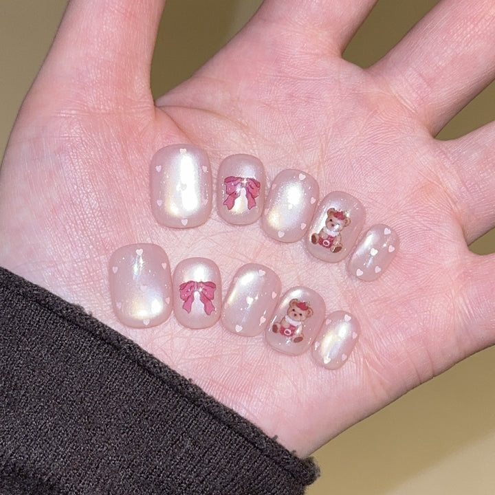 Künstliche Nail Art Spitzen mit Romantischen Motiven Karnz