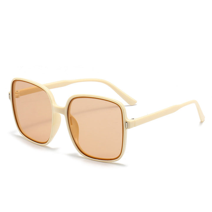 Oversized transparente Gradient-Sonnenbrille