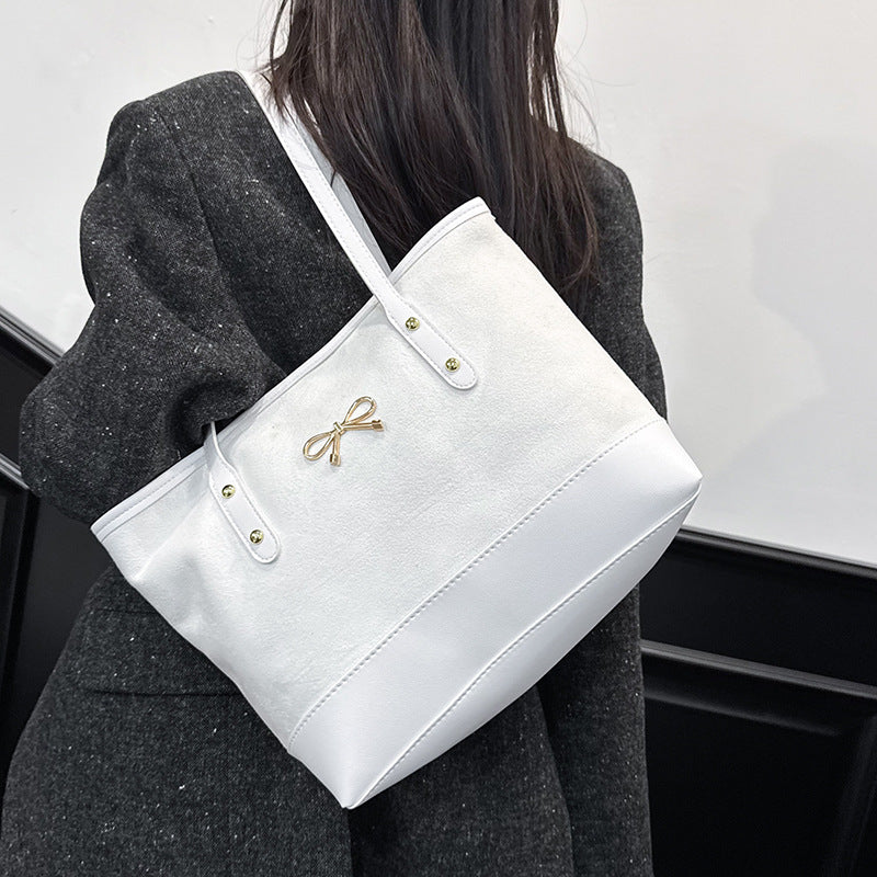 WoStylish Faux Suede Tote Bag Karnz