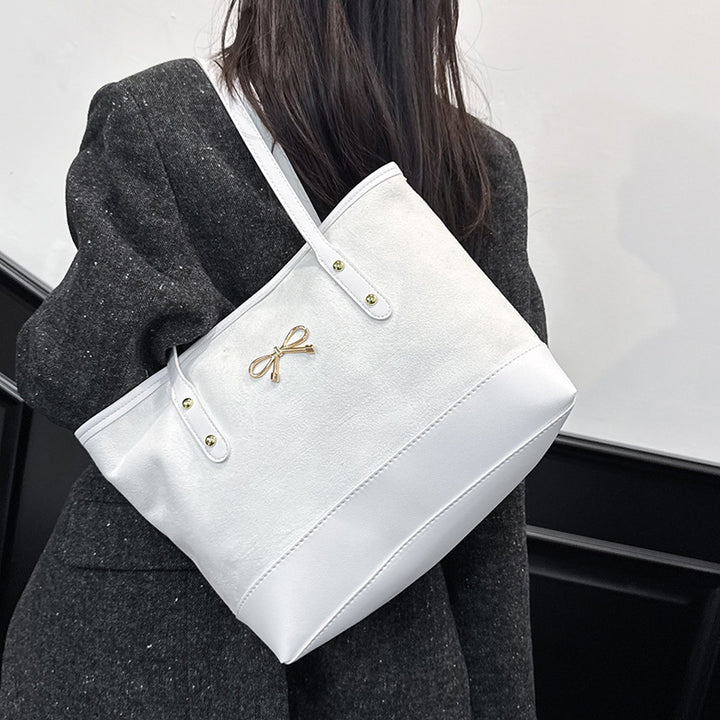 WoStylish Faux Suede Tote Bag Karnz
