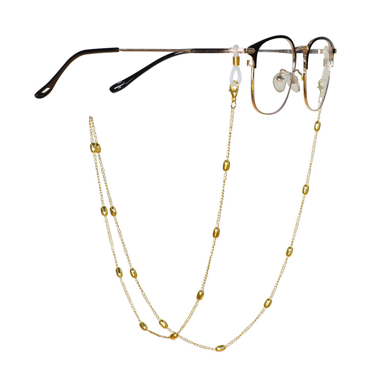 Stylische Metallbrillenhalterkette Karnz