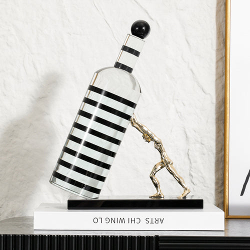 Dekorativer Flaschenhalter Skulptur