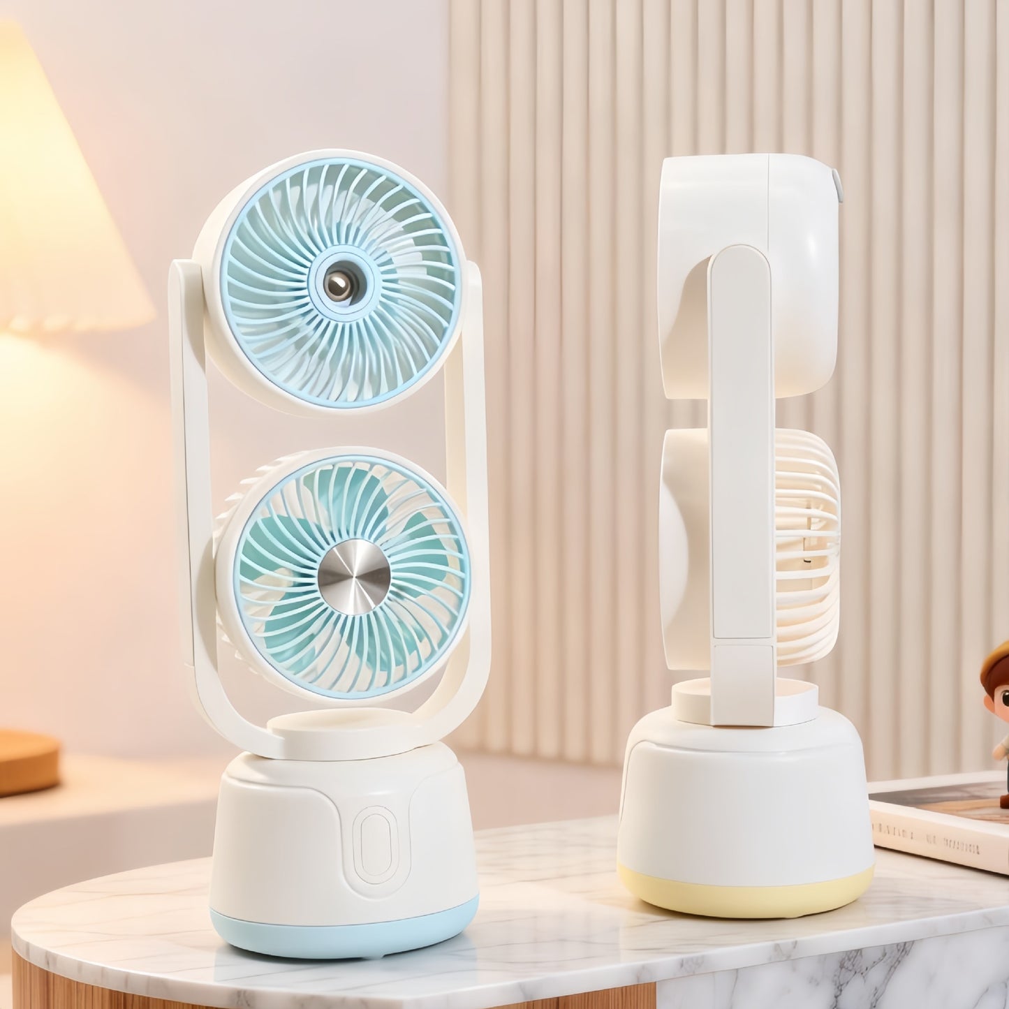 Damen Multifunktionaler Tischventilator mit Sprühfunktion Karnz