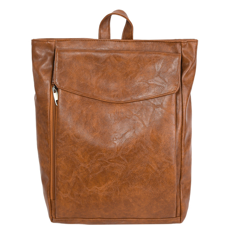 Premium Leder Laptop Rucksack Karnz