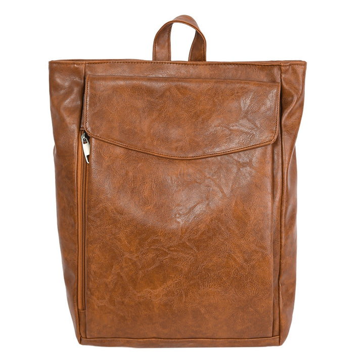 Premium Leder Laptop Rucksack Karnz