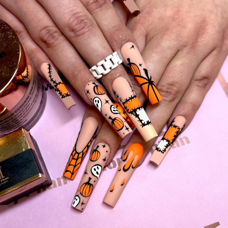 Urlaubs-Themen Press-On Nail Art Karnz