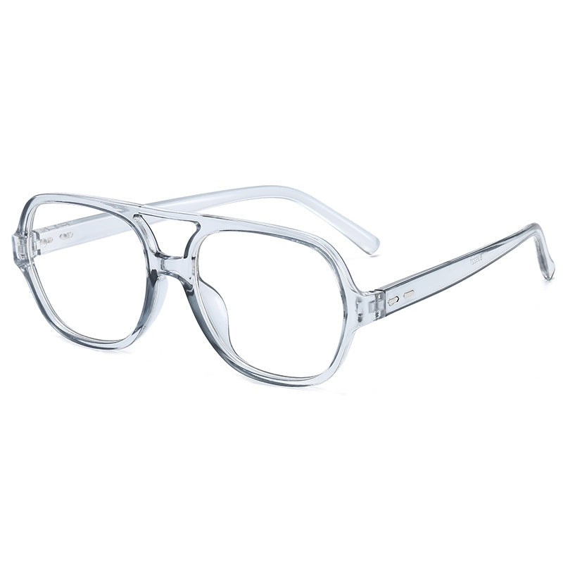 Damen quadratische Brille mit klarem Rahmen und modischem Design Karnz