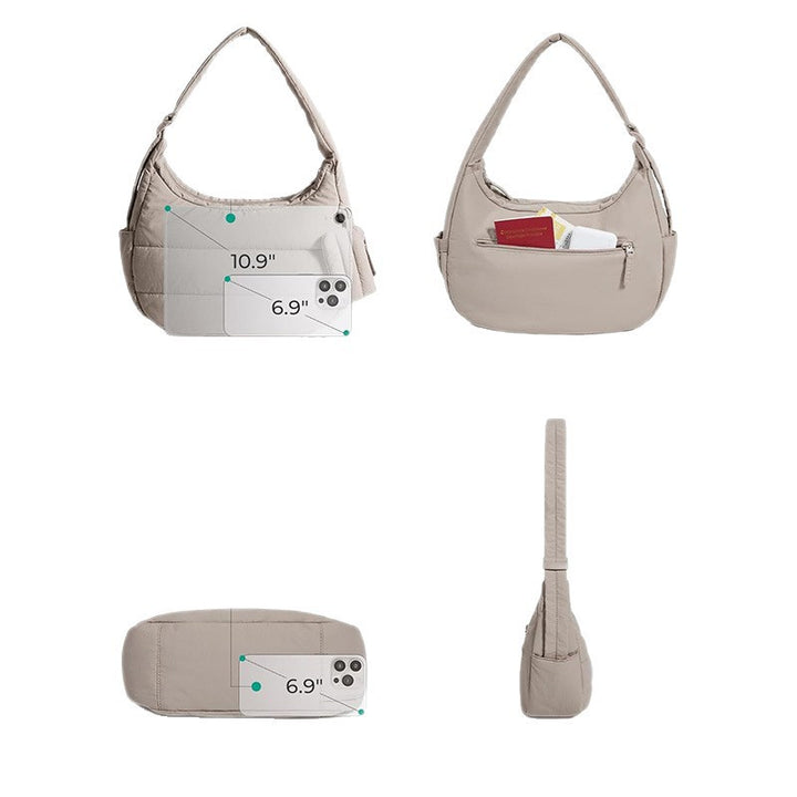 Bequeme Schultertasche mit Praktischer Zusatzfunktion Karnz