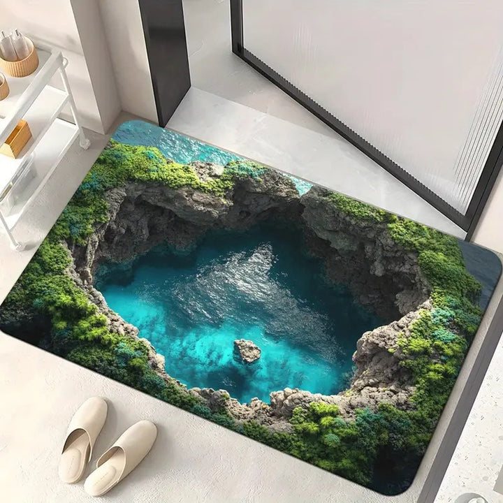 3D Illusions-Willkommensmatte Karnz