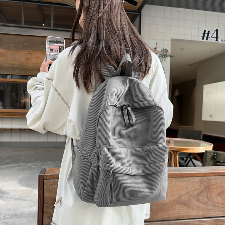 Texturiert Stoff Freizeit Rucksack Karnz