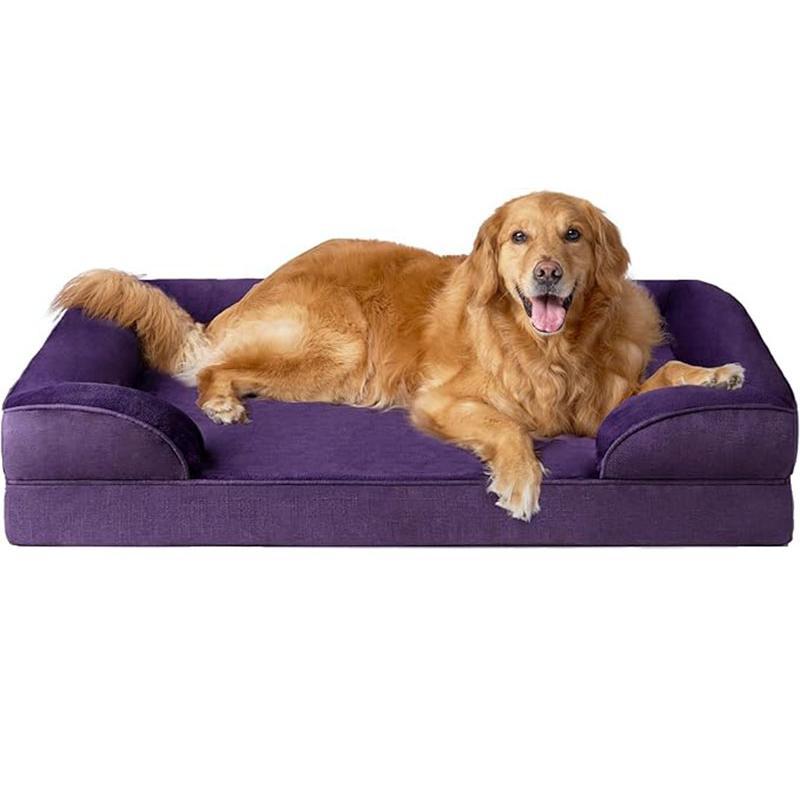 Orthopädisches Hundebett mit Unterstützung